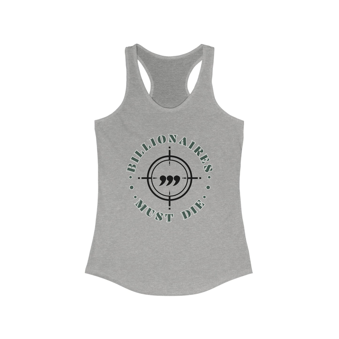 OG Billionaires Must Die Women's Racerback Tank