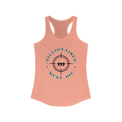 OG Billionaires Must Die Women's Racerback Tank