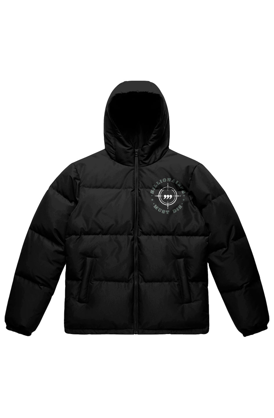 Billionaires Must Die Hooded Puffer Jacket