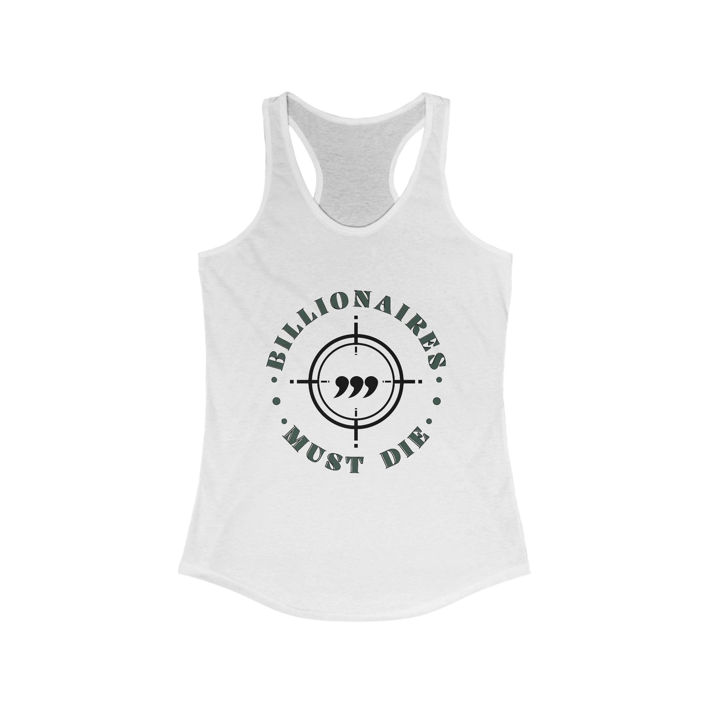 OG Billionaires Must Die Women's Racerback Tank